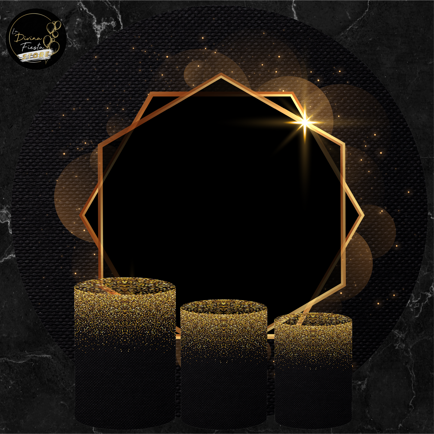 Set Negro Dorado