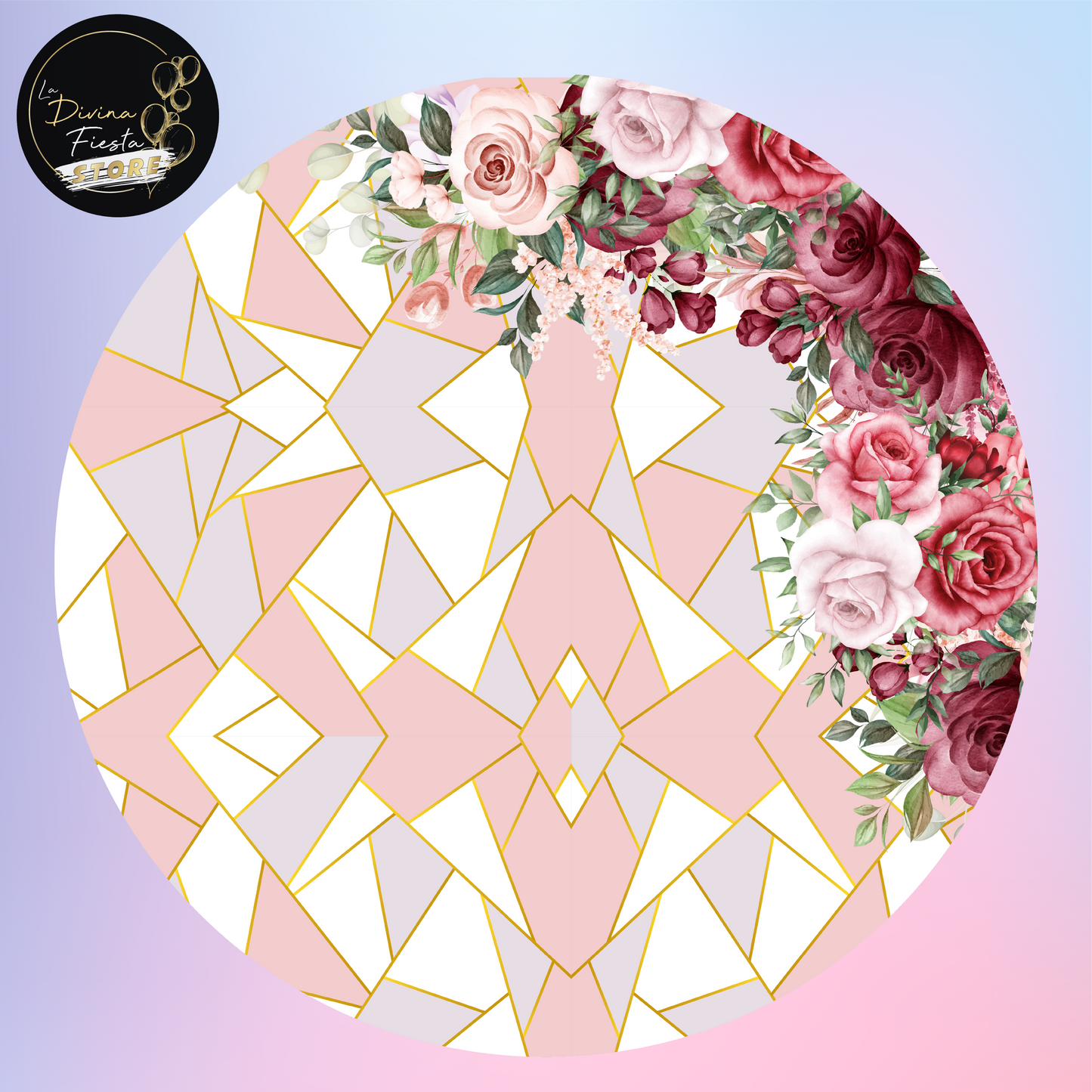Set Rosas Geometricas