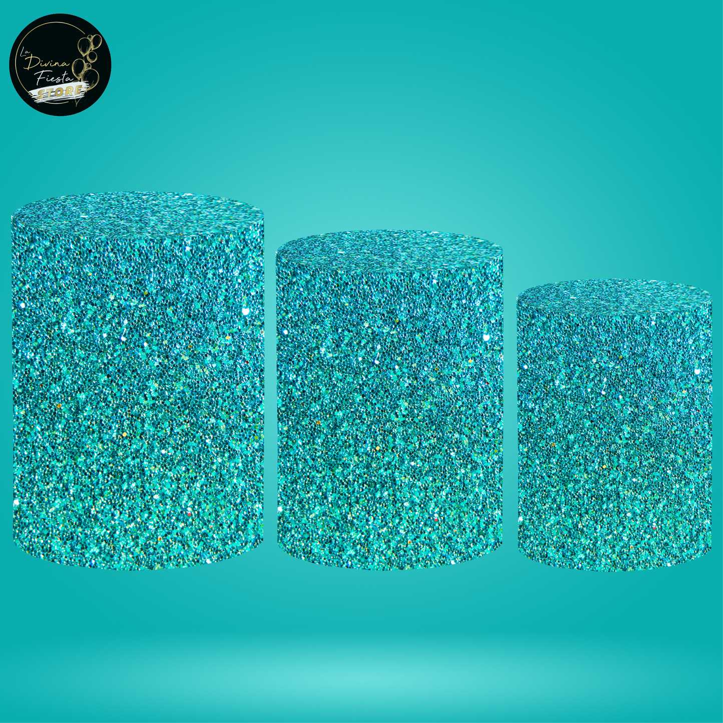 Set Glitter Aqua