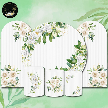 Set Flores Blancas