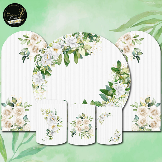 Set Flores Blancas