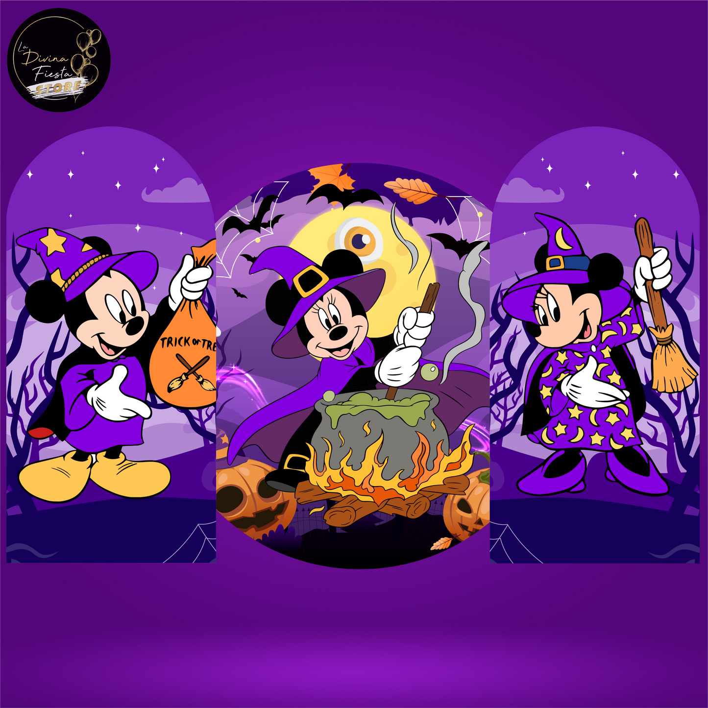 Set Minnie & Mickey Halloween V2