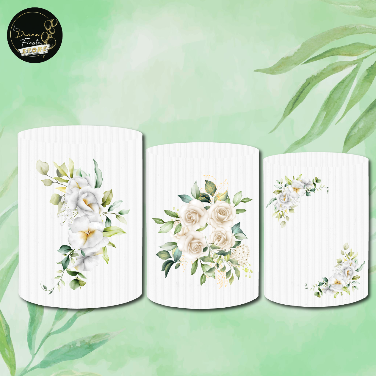Set Flores Blancas