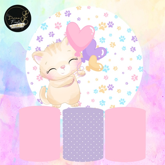 Set Gatito Pastel