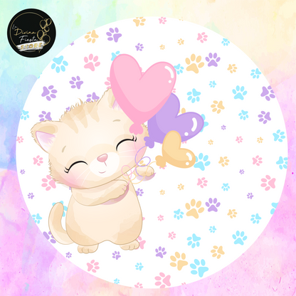 Set Gatito Pastel