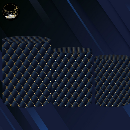 Set Terciopelo V3 - Azul & Dorado