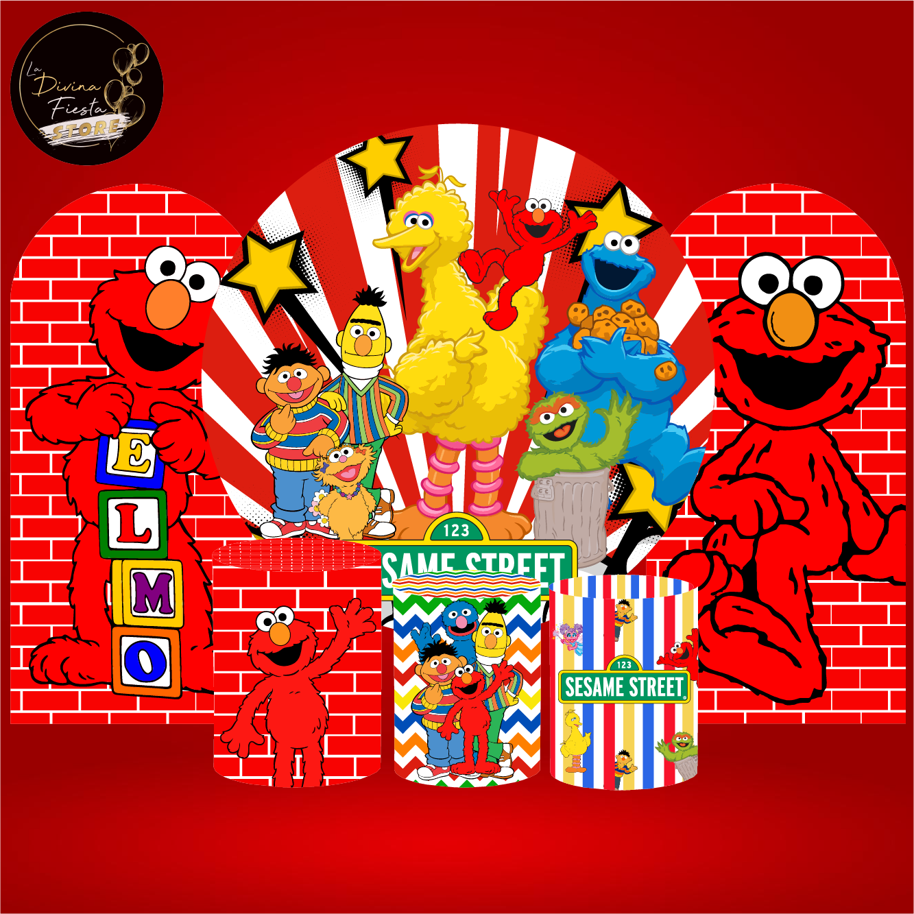 Set Plaza Sesamo (Sesame Street)