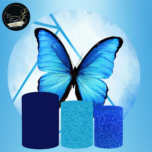 Set Mariposa Azul