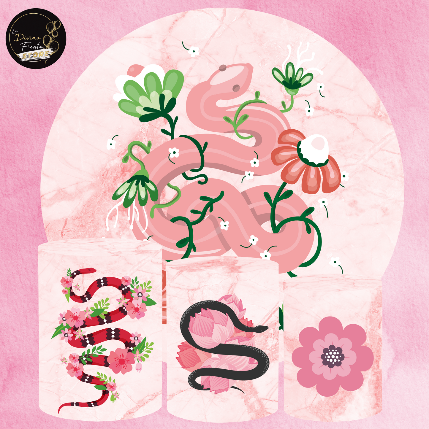 Set Serpiente Rosa