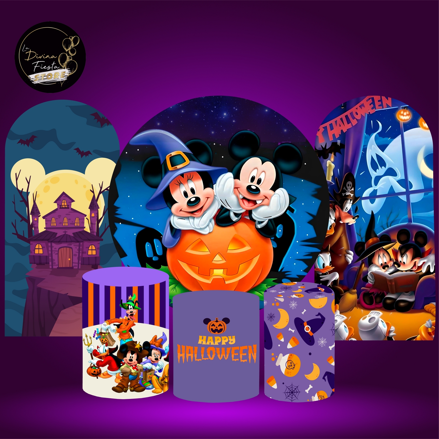 Set Mickey & Minnie Halloween