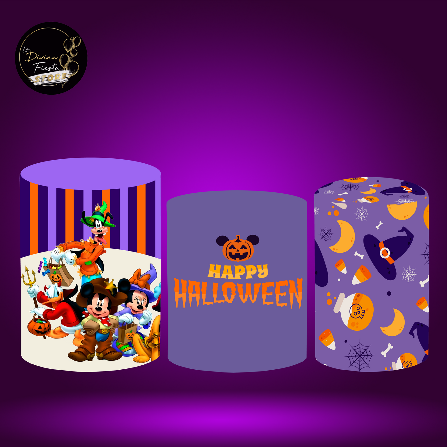 Set Mickey & Minnie Halloween