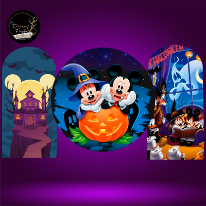 Set Mickey & Minnie Halloween