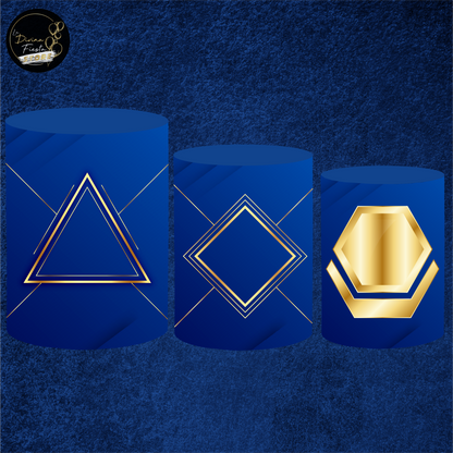 Set Azul Dorado