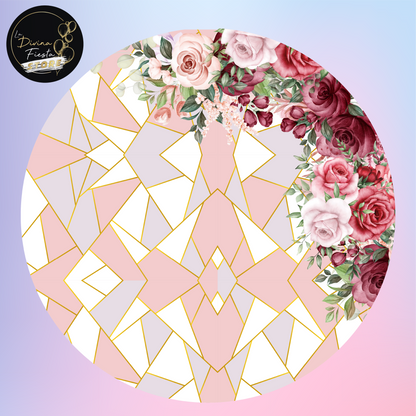 Set Rosas Geometricas