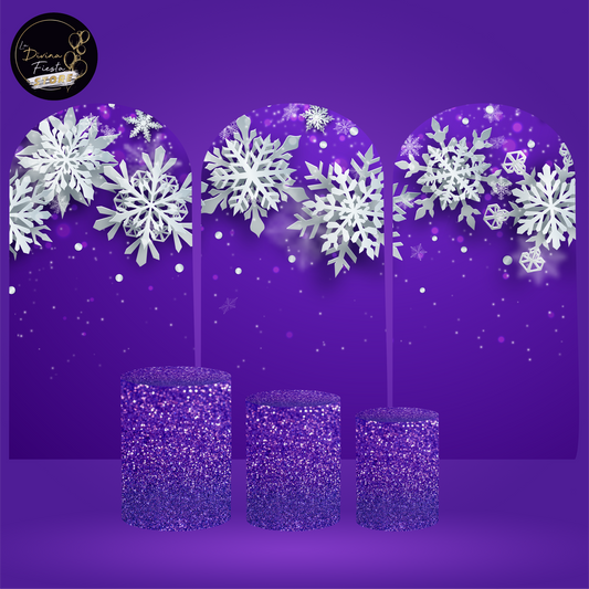 Set Navidad Morado