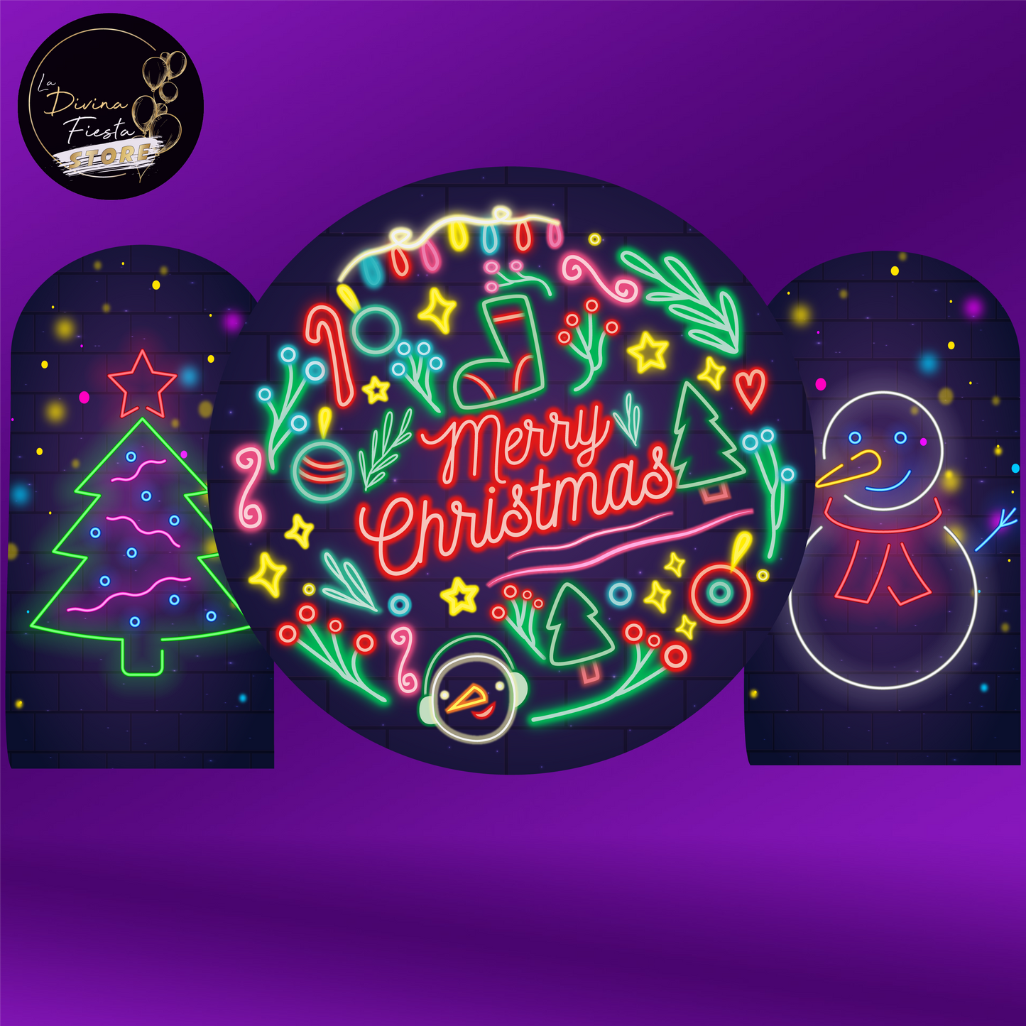 Set Navidad Neon