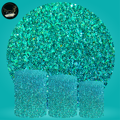 Set Glitter Aqua