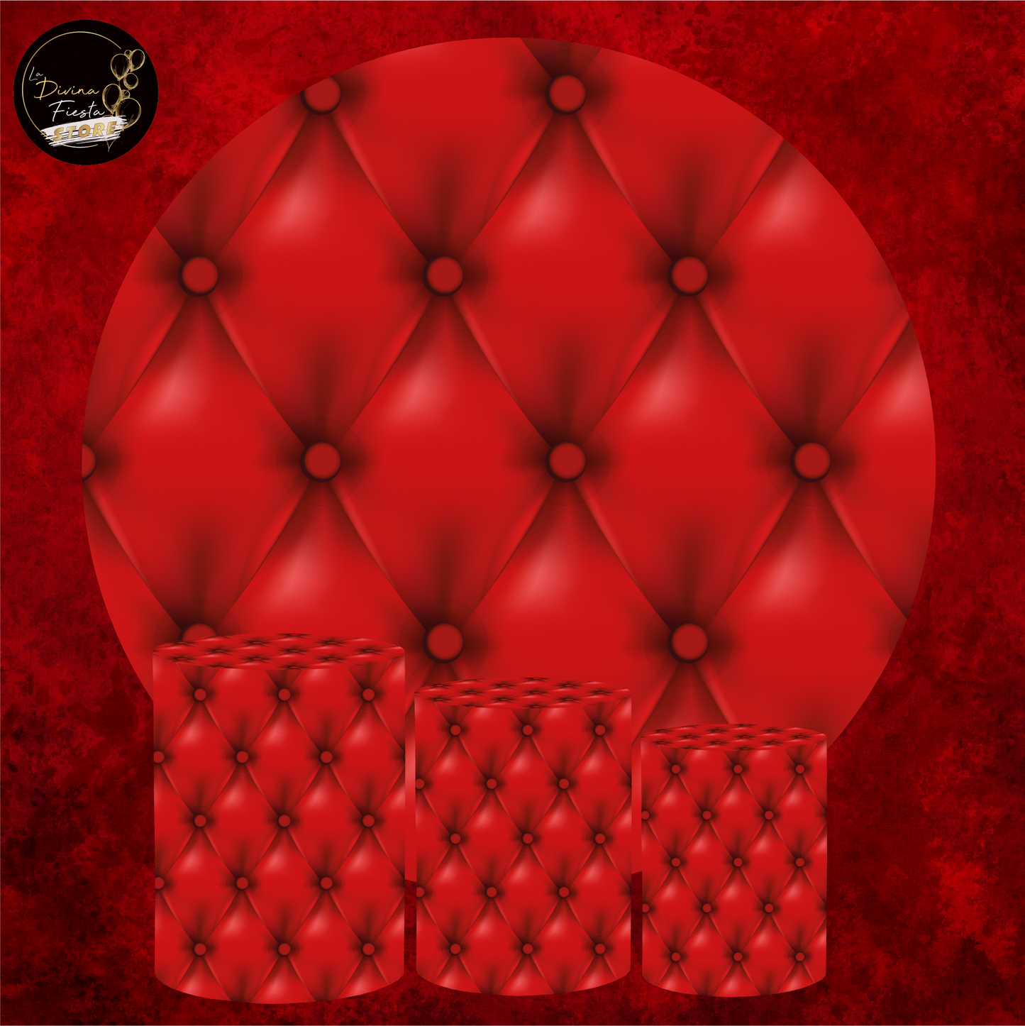 Set Terciopelo V1 - Rojo